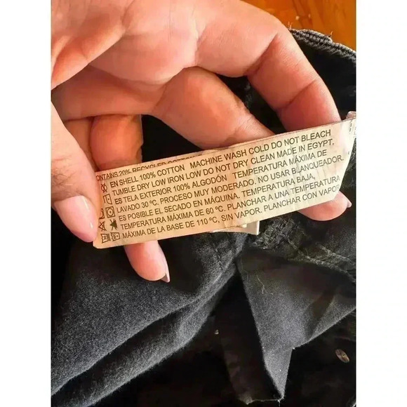 Forever 21 Distressed Ripped Straight‎ Leg Mom Fit High Rise Black Jeans Size 27 - Picture 5 of 6